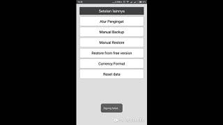 Catatan Keuangan Harian Pro Bermasalah Pada Xiaomi Note 4 ?