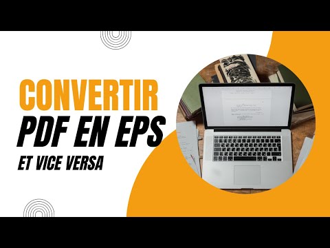 Vidéo: Comment convertir un fichier EPS en PDF ?