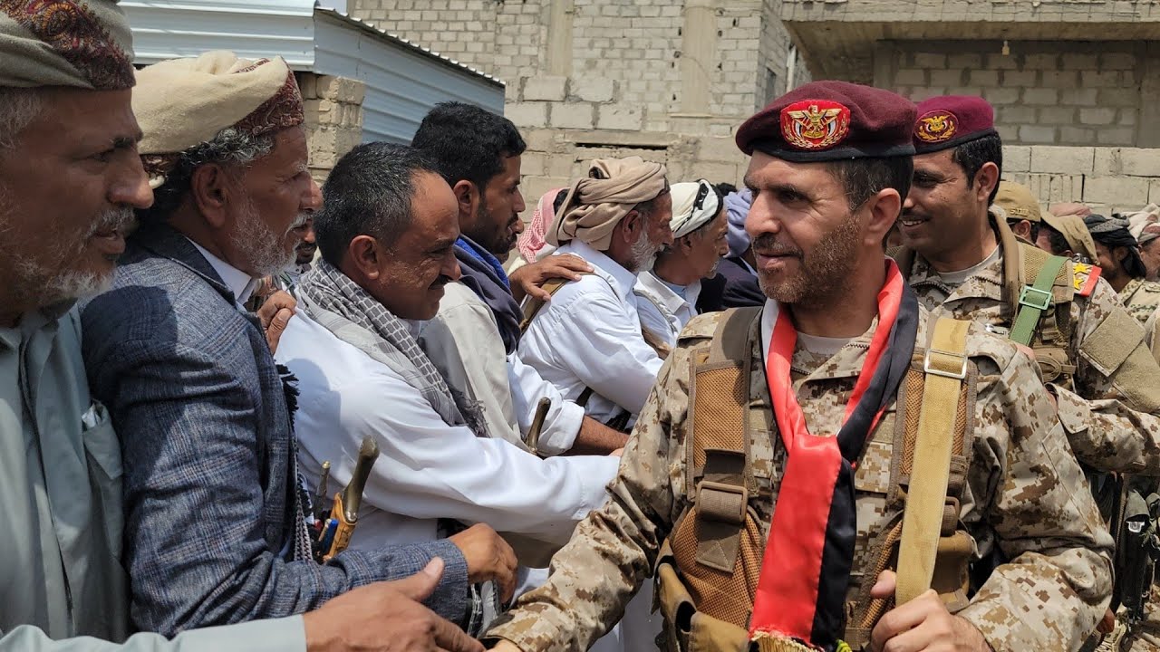 كلمة العميد الركن صادق دويد الى قبائل جهم بني جبر في محافظة مأرب اليمن