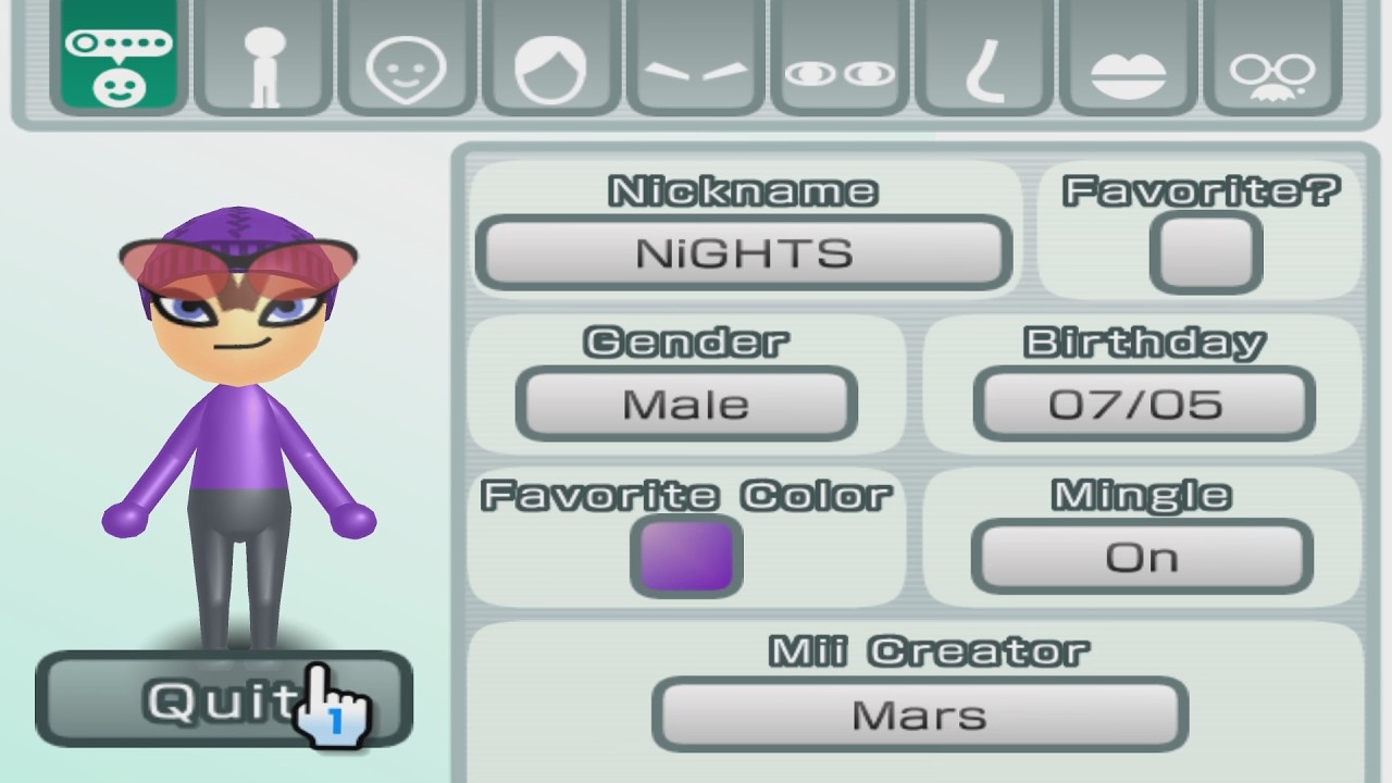 NiGHTS - NiGHTS into Dreams - Mii 3674 - YouTube