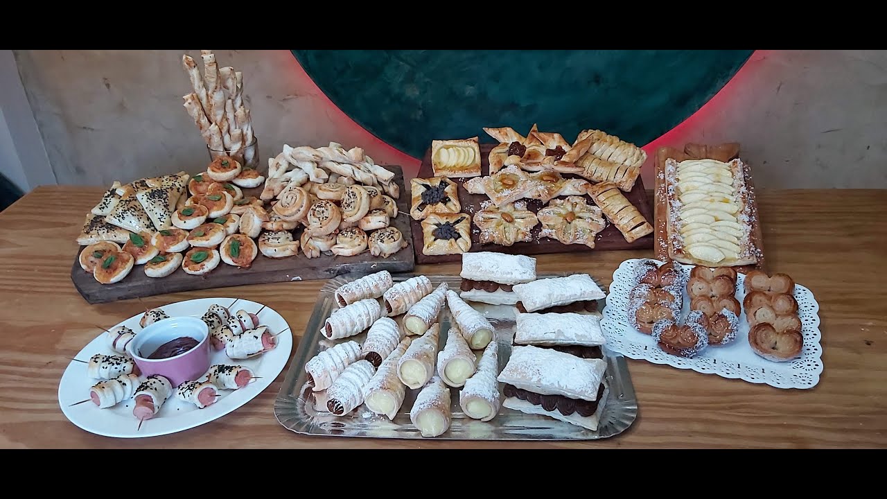 FACTURAS DE HOJALDRE 12 FORMAS DISTINTAS PARA REALIZAR