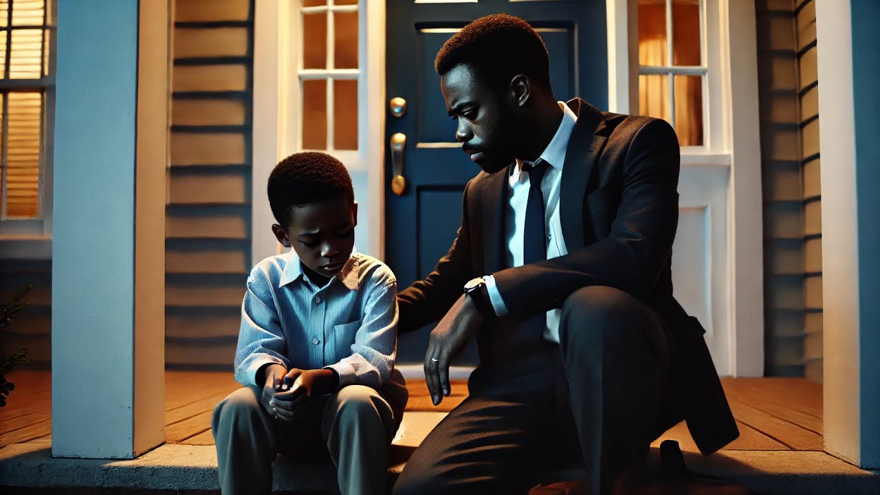 He returned unexpected from a trip and found his son locked out by his wife, what he discovered…?