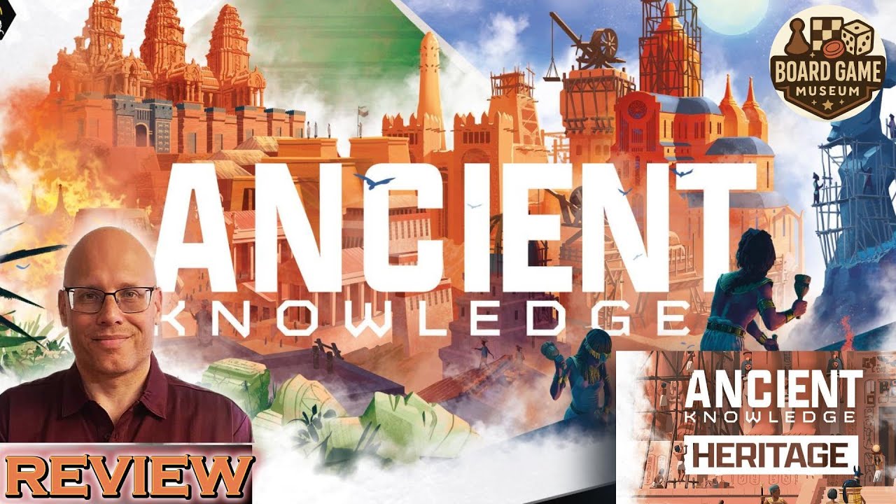 Ancient Knowledge Board Game Review +Heritage Expansion (Iello) REview + How To Play