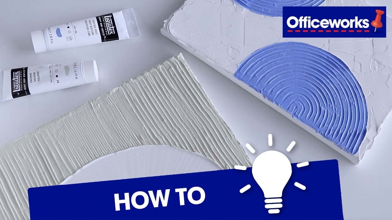 How to Make Textured Art with Liquitex Modelling Paste 