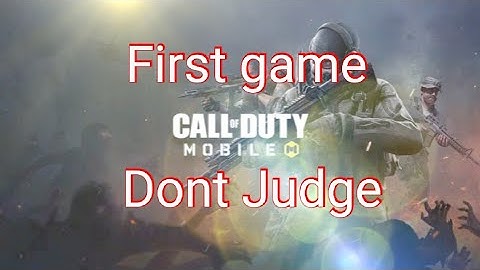 When a noob plays COD For the first time