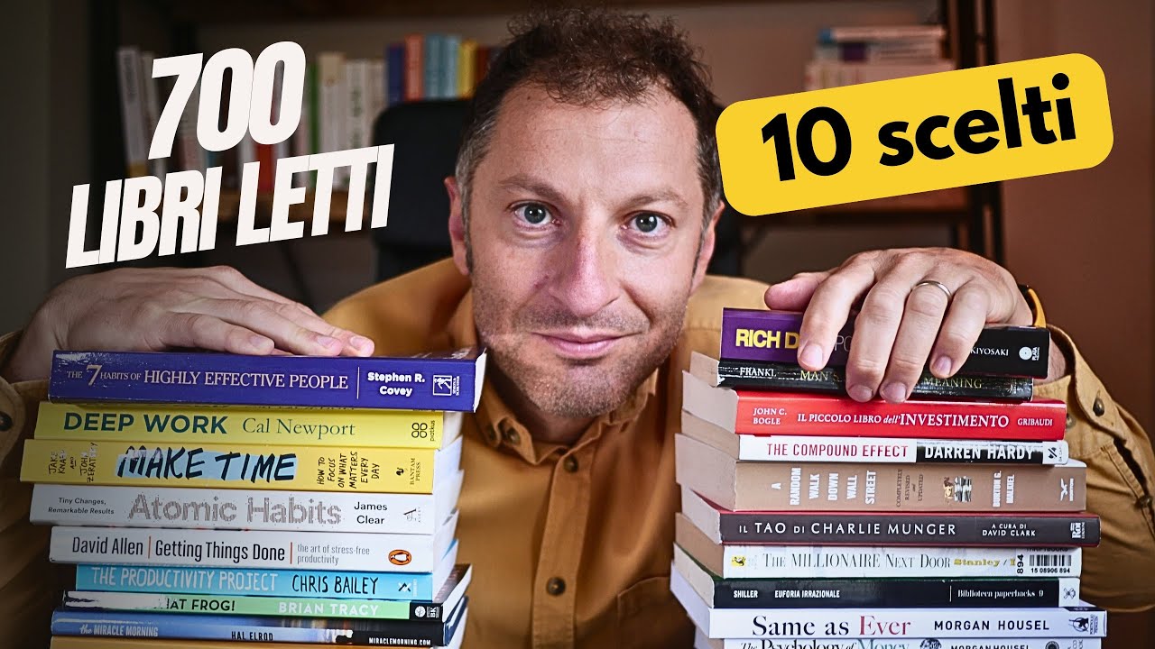 10 LIBRI DI CRESCITA PERSONALE: i migliori dopo averne letto quasi 700