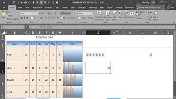 Chart In Cell_Data Visualization in Excel | Swastika Educonsult