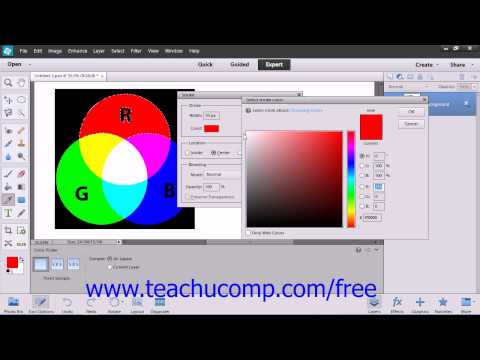 Photoshop Elements 12 Tutorial Stroking Adobe Training Lesson 9.6