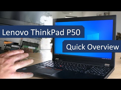 Lenovo ThinkPad P50 Quick Overview