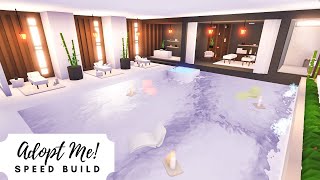 Luxury Apartment Pool + Spa Speed Build 🌊 Roblox Adopt Me!