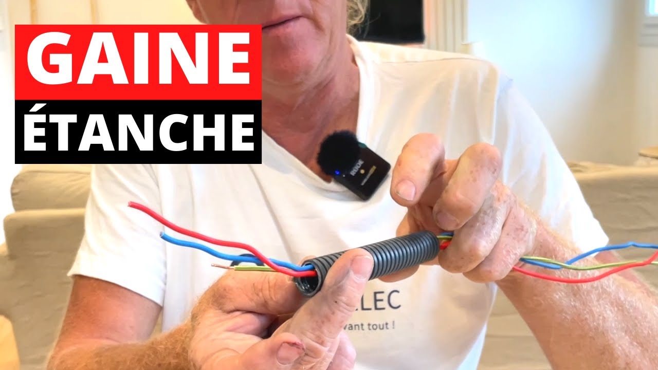 COMMENT RENTRER UNE GAINE DANS UN BOITIER ÉTANCHE À L’AIR - YouTube