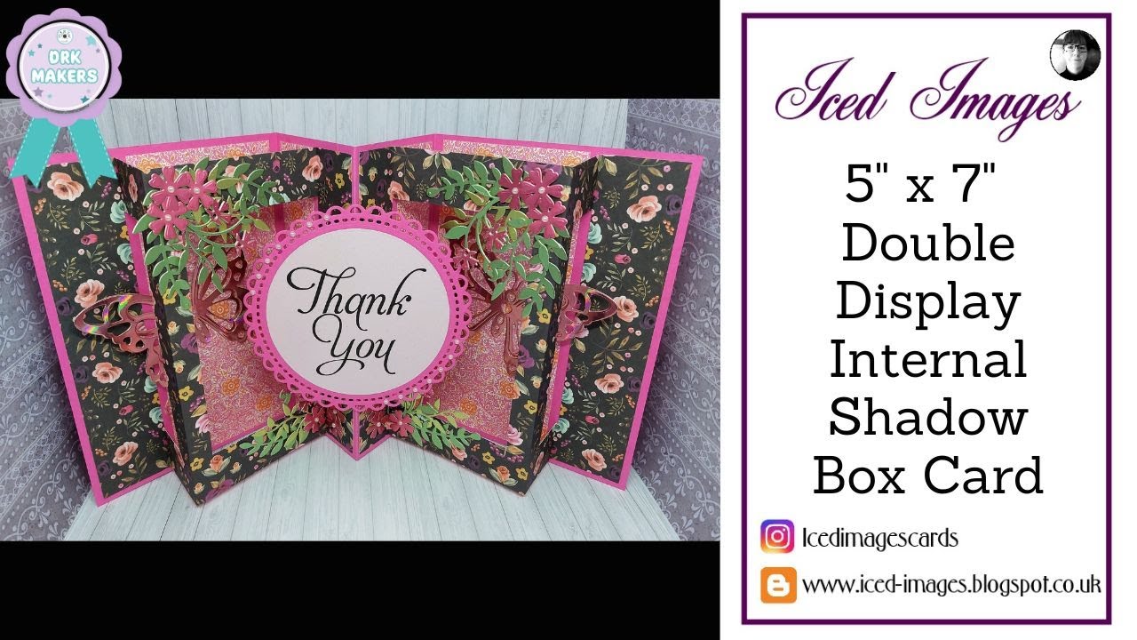 🟣✂️ 5x7 Double Display Internal Shadow Box Card (Maker Team)