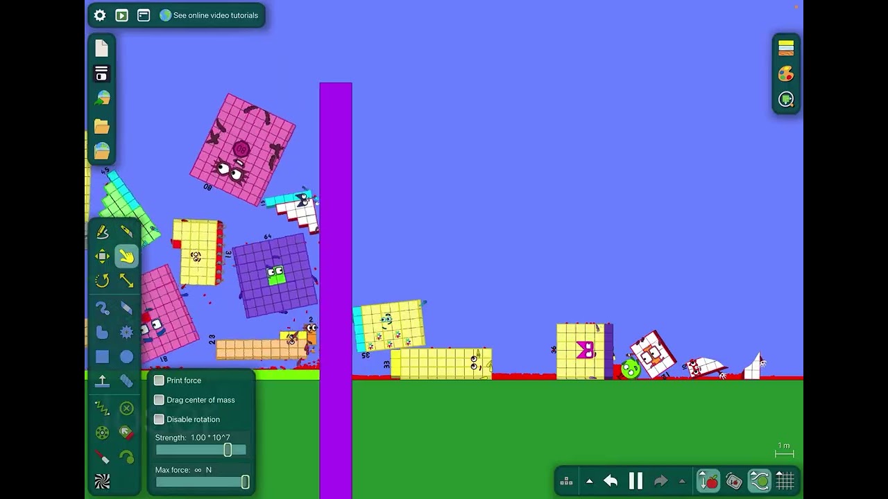Extreme Numberblocks Foot Rally