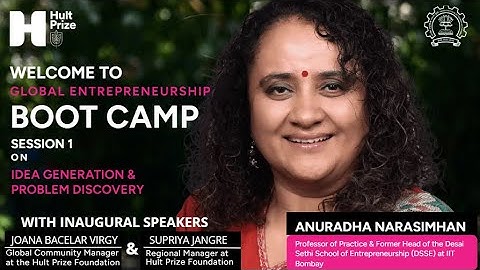 GEB ’25 Launch | Session 1:Problem Identification & Sustainable Solutions By Prof.Anuradha Narsimhan