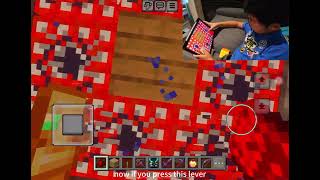 Minecraft Tutorial: Redstone TNT Launcher (TNT Elevator) Tutorial 💥 |Super Fun Build