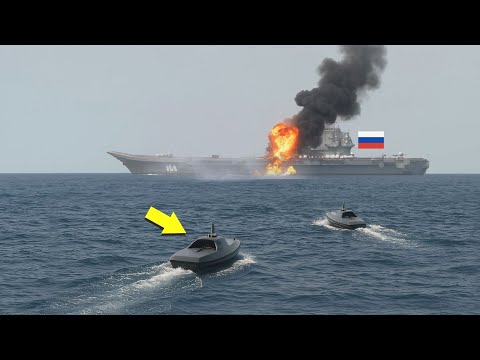 Ukraine's Mini Drones Attack And Destroy Russian Warships