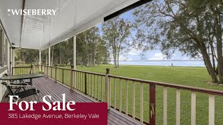 For Sale: 385 Lakedge Avenue, Berkeley Vale