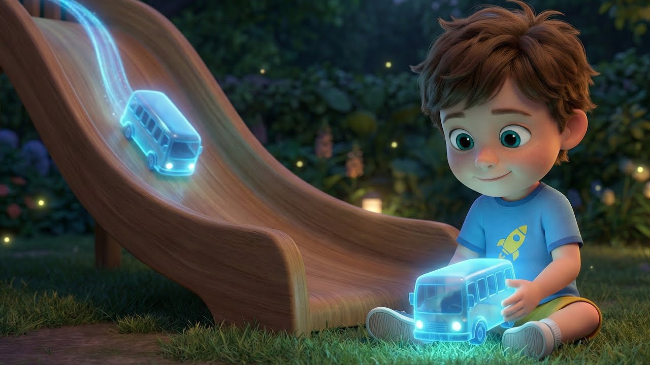 Toby Cartoon| Learning Colors for Kids |Colorful Bus Video | 3D Cartoon for Children