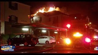 Stevenson Ranch Apartment Fire Elicits Red Cross, Dozens Left Without A Home