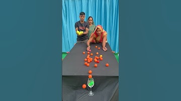 Amazing ball roll family challenge #shorts #game #ytshorts