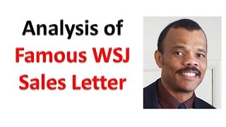 Full Analysis of Famous “Wall Street Journal” Sales Letter Update