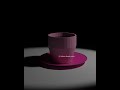 Elevate Your Mornings with 3D Caps and Tea ☕️😇 #blender3d #blender #blendermarket