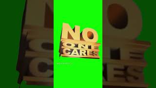 NO ONE CARES 3D Intro - 20th Century Fox Parody - Green Screen
