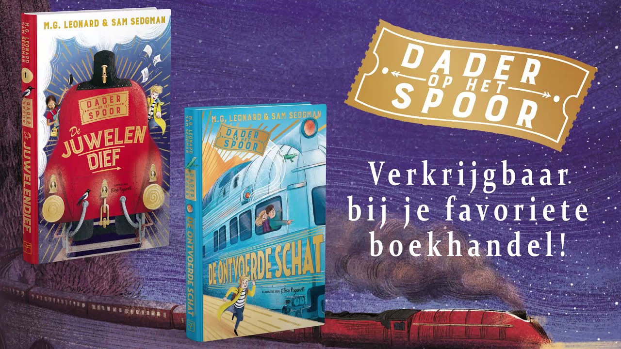 Boektrailer: ‘Dader op het Spoor’ – Sam Sedgman & M.G. Leonard