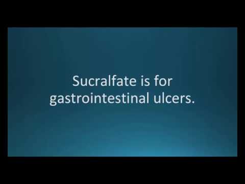 How to pronounce sucralfate (Carafate) (Memorizing Pharmacology Video Flashcard)
