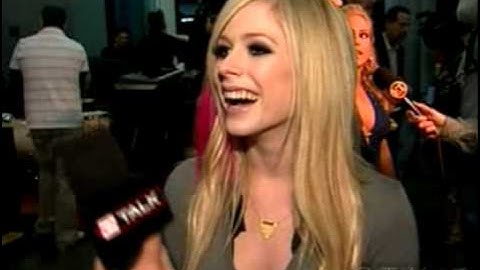 Avril Lavigne interview (Dancing with the stars 2007)