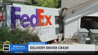 FedEx driver suffered from heat exhaustion before crash into Auburn home