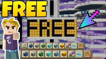 I Opened Free Shop in Skyblock and Giveaway Free Stuff - Blockman Go