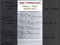 Target 🎯 Railway Group D #rrcgroupd #railway #railwaygroupd