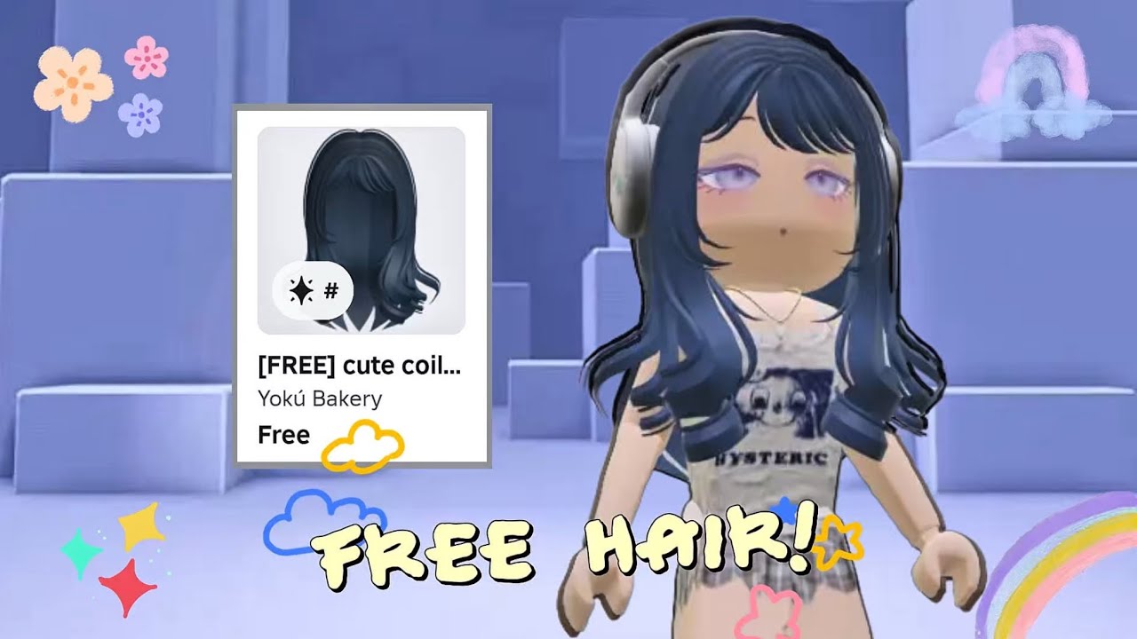 Hurry! How to get this NEW FREE Roblox Hair! cute Coiled Long Wispy ...