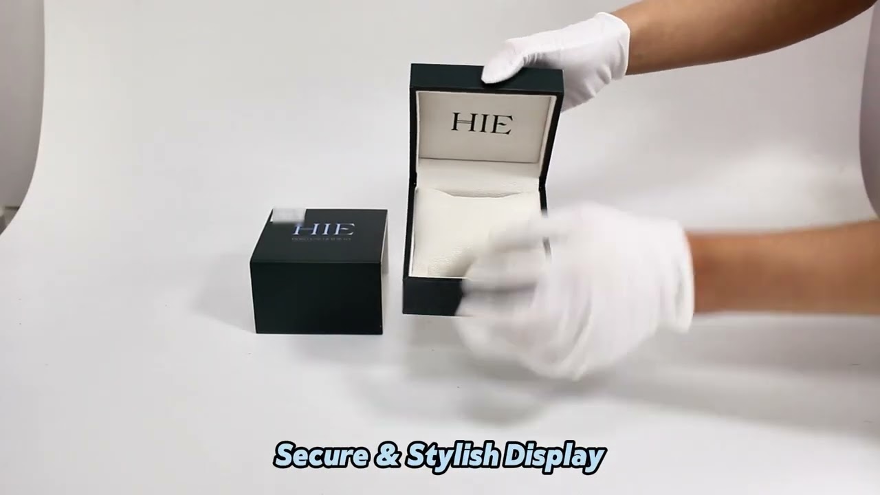 CF Clamshell Rigid Cardboard Watch Box With Pillow Insert