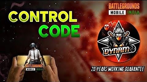 @DynamoGaming  Control Code and Sensitivity, 2021 ll 3 finger Claw, BGMI ll Evil Daxter