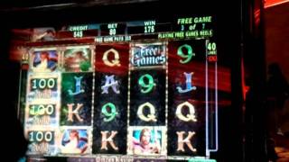 Golden Knight slot machine bonus win