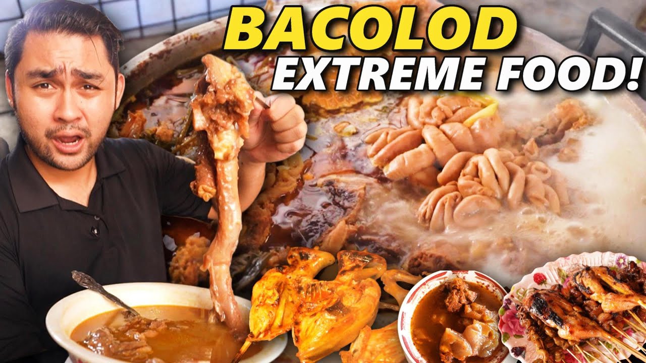 Eating 15 BEST Bacolod Food! Putok Batok Food Tour in Bacolod! Inasal, Soup 5, Batchoy, Chai Rose