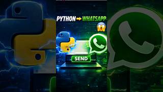 I Automated WhatsApp Using Python 😱 | pywhatkit Tutorial #python #coding #pywhatkit #automation