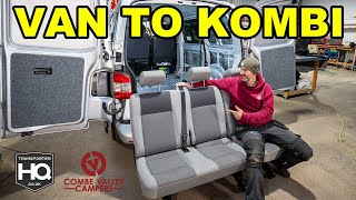 TRANSFORM YOUR VAN! HOW TO FIT KOMBI SEAT AND SEAT BELTS  VW T5/T6