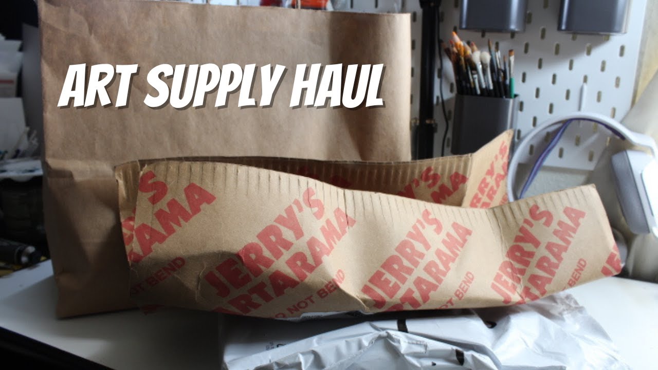 ART SUPPLY HAUL October 2022 Jerry's Artarama, Amazon, and more