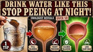 UROLOGIST reveals HOW to drink WATER to avoid getting up at NIGHT OVER 50