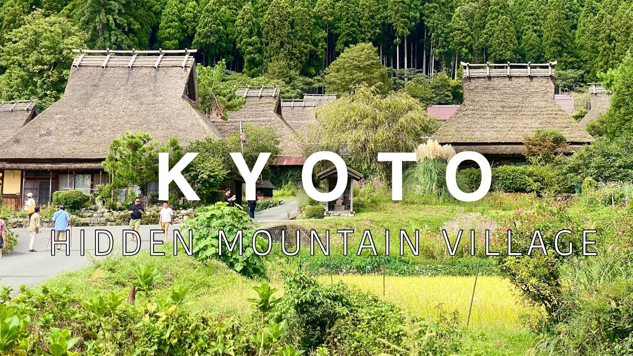 KYOTO🇯🇵 Hidden Mountain Village "Miyama Kayabuki no Sato" 🛖 Japan Travel Vlog