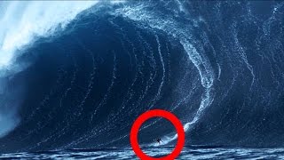 BIGGEST WAVES ever surfed! (Including arguably the world's LARGEST WAVE ever caught on camera!) by Amazing Planet 822,801 views 8 years ago 3 minutes, 55 seconds