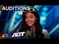 Summer Rios WOWS Simon Cowell with &quot;Something in the Orange&quot; | Auditions | AGT 2023