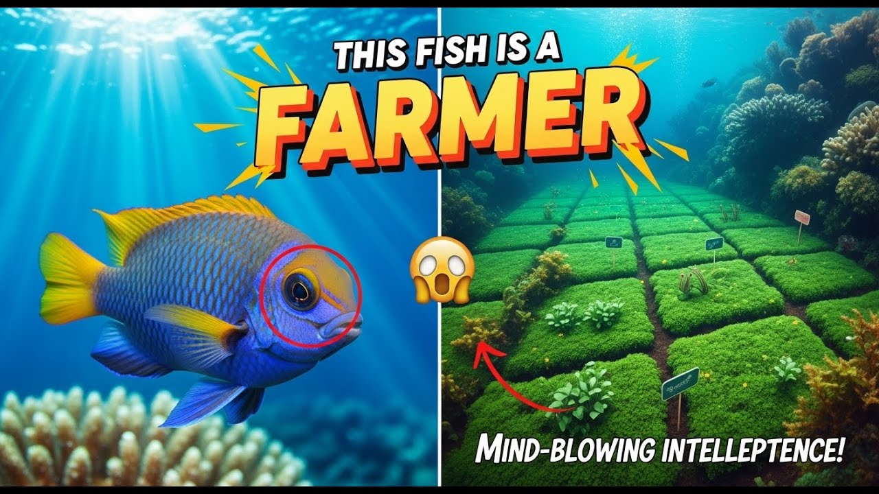 The Fish That Farms Its Own Food Garden Will Blow Your Mind