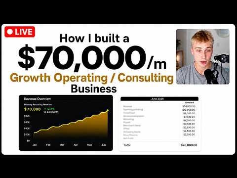 LIVE WEBINAR: how i built a $70k/m growth operating agency thumbnail