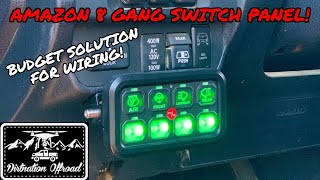 Clean up your wiring mess! Amazon 8 Gang Switch Panel Review/Install!