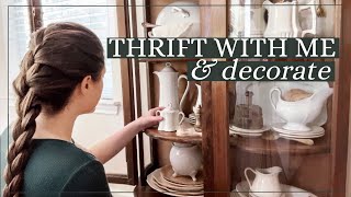 THRIFTING & DECORATING! NEW STORE THRIFT WITH ME! | Thrift Haul | Home Decor