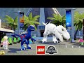 LEGO Jurassic World - TIRANOSSAURO REX E VELOCIRAPTOR ( Dinossauro dos Inscritos )